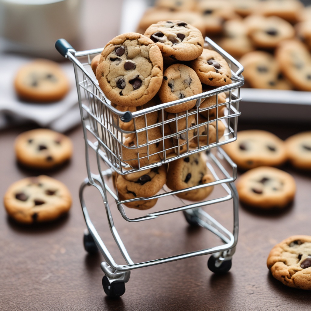 Chocolate Chip Cookies in Cart